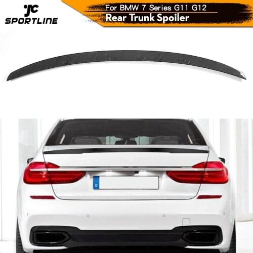 Carbon Fiber / FRP Rear Trunk Boot Lip Wing for BMW G11 G12 7 Series 740i 750i Sedan 4 Door 2016 - 2018