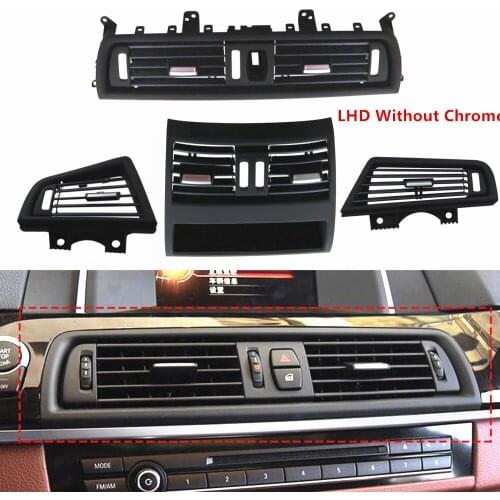 1pcs For BMW F10 F11 F18 Car rear Front Console Center Gril Dash AC Air Heater Vent cover for BMW 5 Series 520 523 525 528 530