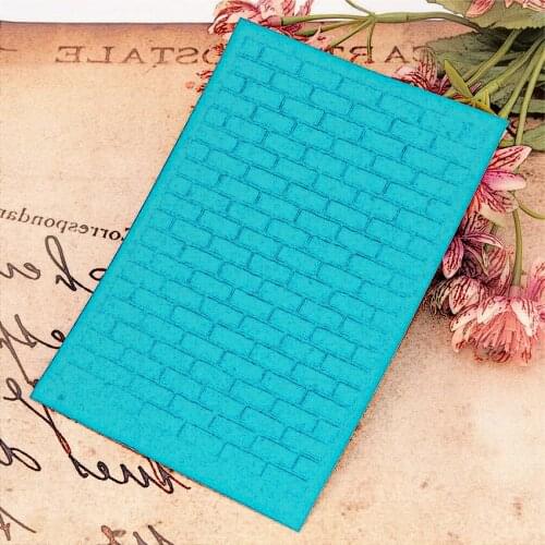 10.5*14.8CM Brick wall plastic pine template craft card making paper card album wedding decoration Embossing folders
