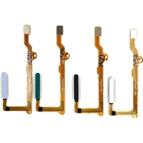 2PCS Touch ID Fingerprint Sensor Flex Repalcement For Huawei P40 Lite 4G 5G Home Menu Button Flex Cable