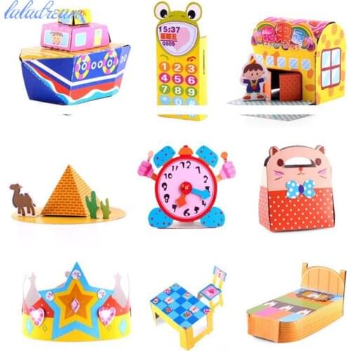 36 Pcs/set Patterned Paper Childrens Handmade Origami Encyclopedia Early Education DIY Handicraft Animal Shape with Tutorial
