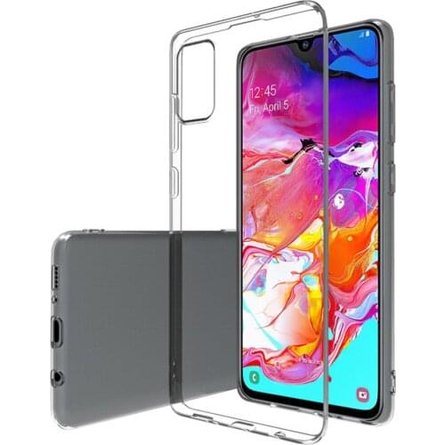High Quality Transparent Back Cover Case for Samsung Galaxy A02S A12 A32 A42 A52 A72 5G Soft TPU Camera Protective Phone Housing