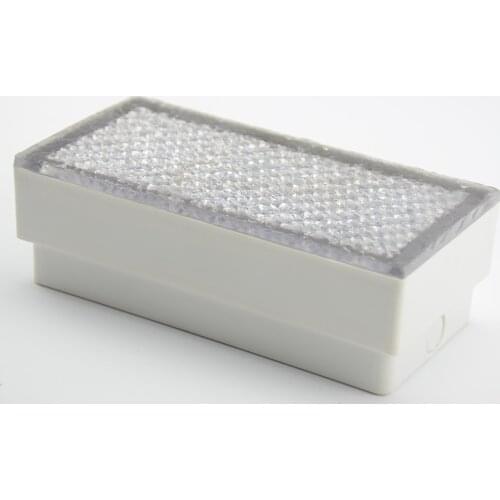 E01701 howell 3w smd strong pressure ip67 crystal high rectangle floor garden step walk square with pc housing led brick lights