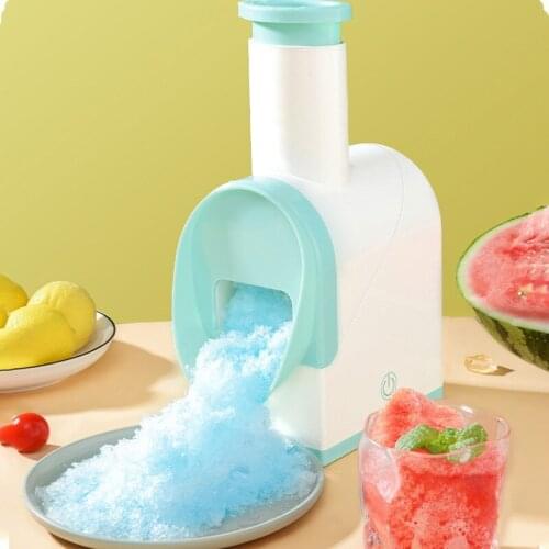 Electric Automatic Frozen Fruit Ice Cream Machine Kitchen Tools Countertop Ice Maker Electric Ice Maker DIY Household