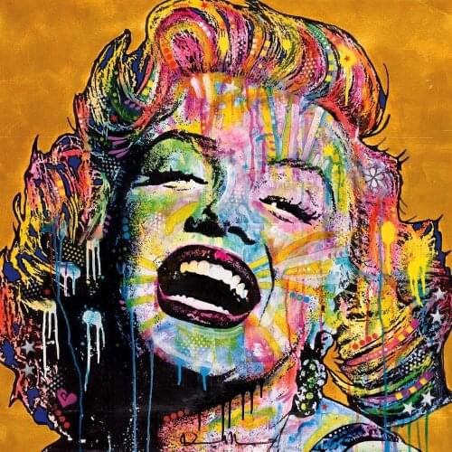JMINE Div 5D colorful Marilyn Monroe Full Diamond Painting cross stitch kits art High Quality Portrait 3D paint by diamonds