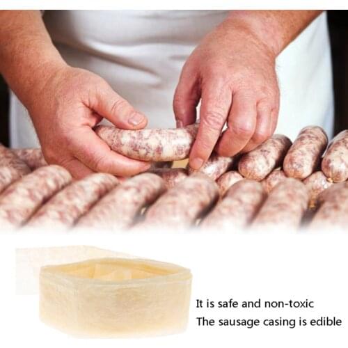 Sausage Packaging Tools Sausage Tube Casing for Sausage Maker Machine Hot Dog Hamburger Cooking Tools edible Casings