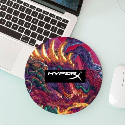 HyperX Mouse Pad Gamer Anime Mousepad Company Gaming Computer Mat Keyboards Accessories PC Gamer Cabinet Valorant Desk Protector