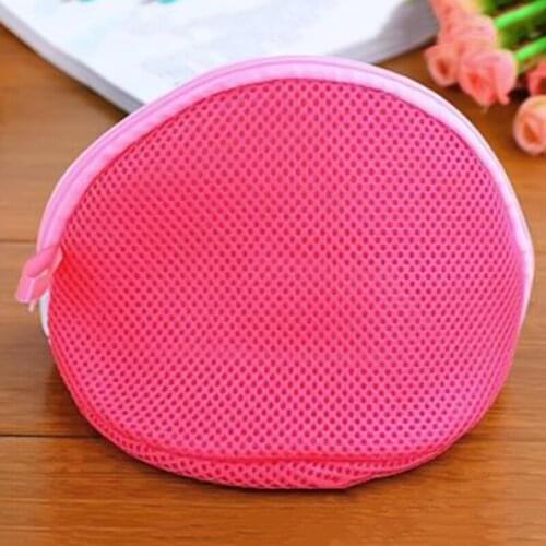 1pcs Women Bras Protector Mesh Clothes Sock Washing Aid Net Bra Underwear Lingerie Laundry Washing Bags Hosiery Saver Zip Bags