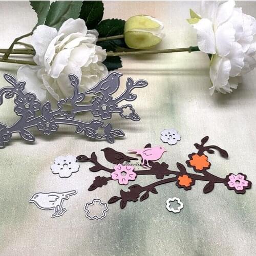 Forest birds Metal Cutting Dies for DIY Scrapbooking Album Paper Cards Decorative Crafts Embossing Die Cuts
