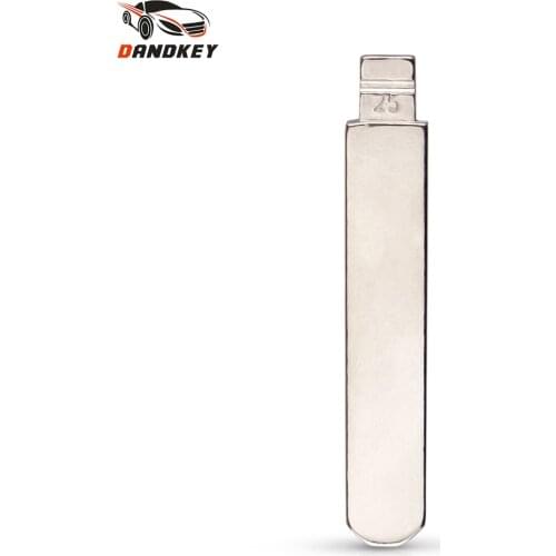 Dandkey Metal Uncut Blank Replacement Car Remote Folding Flip NO.25 HON66 Key Blade For Honda Accord Fit Civic City BYD Key