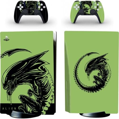 Yi PS5 Disc Edition Skin Sticker for Playstation 5 Console & 2 Controllers Decal Vinyl Protective Skins Style 1