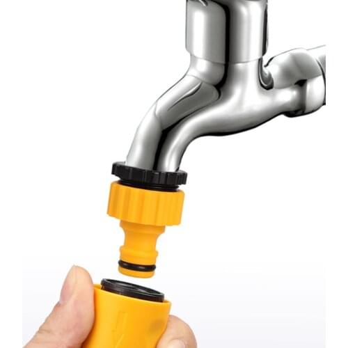 6pcs Water Hose Adapter 1/2 inch to 3/4 inch Water Pipe Convertor Garden Watering Car Washing Hose Connector