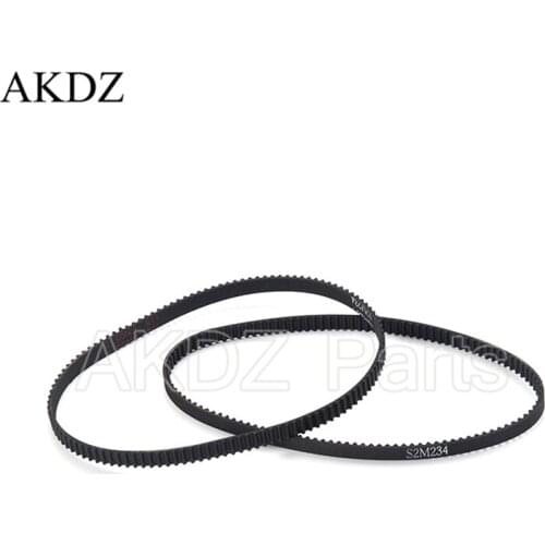 S2M Synchronous Timing belt Pitch length 234 width 6mm/9mm Teeth 117 Rubber closed S2M timing belt
