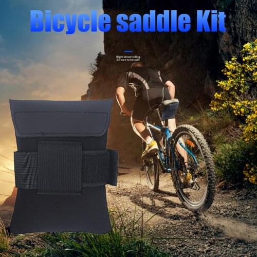 Bicycle Saddle Bag Folding Road Bike Seat Cushion Toolkit Cycling Tail Bags Rear Pouch Bag bike accessories bicycle Accessories
