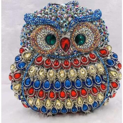 Wedding Gold Rhinestone Crystal Evening bags Clutch Bag Party Purse Fashion Hollow Out Women Prom Handbags Female Mini Phone Bag