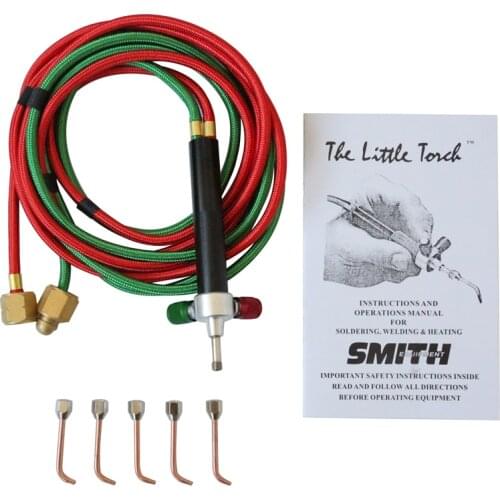 Welder Set Tool Gas Oxygen Welding Torch Acetylene Cutting Kit w/ 5 Nozzles Used In Jewelry and Metal Sculpture Glass Tools