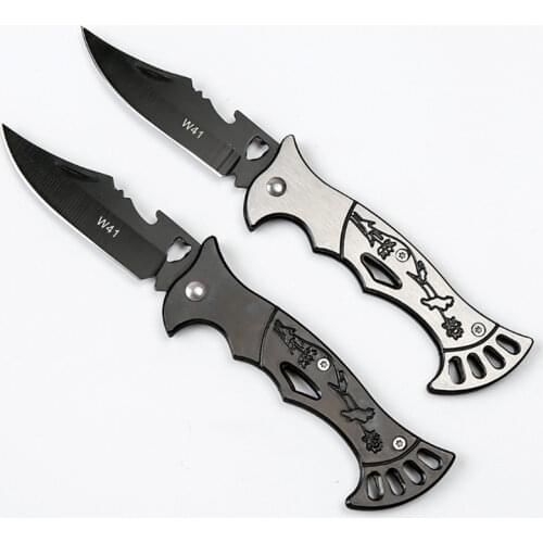 Tactical knife pocket folding stainless steel knife, a good gift for hunting, camping, survival, outdoor daily carry