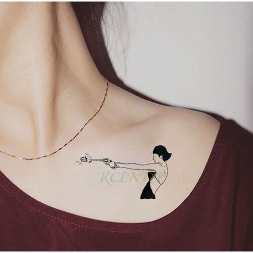 Waterproof Temporary Tattoo Sticker balletgirl panda lovely rabbit whale snake tatto flash tatoo fake tattoos for girl men women