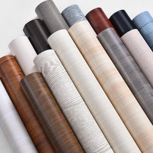 PartyLab PVC Waterproof Self Adhesive Wallpaper Furniture Cabinets Vinyl Decorative Film Wood Grain Diy Stickers For Home Decor