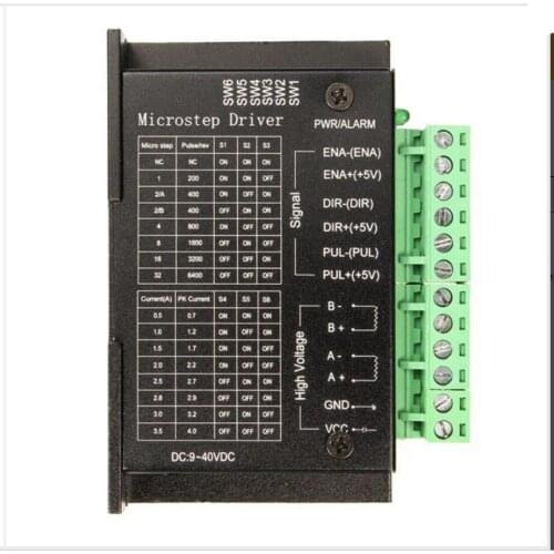 DuoWeiSi 3D Printer Parts TB6600 4A CNC 32 Segments 42V 42/57/86 Stepper Motor Driver Controller