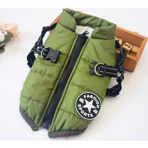 Winter Pet Dog Jacket Coat Thickening Warm Puppy Dog Clothes With Hood Winter Pet Dog Clothes