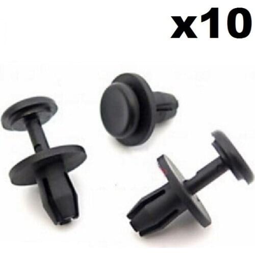 10x For Peugeot 8mm Plastic Rivets- Wheel Arch Inner Liner Clips, For Splashguard Clips