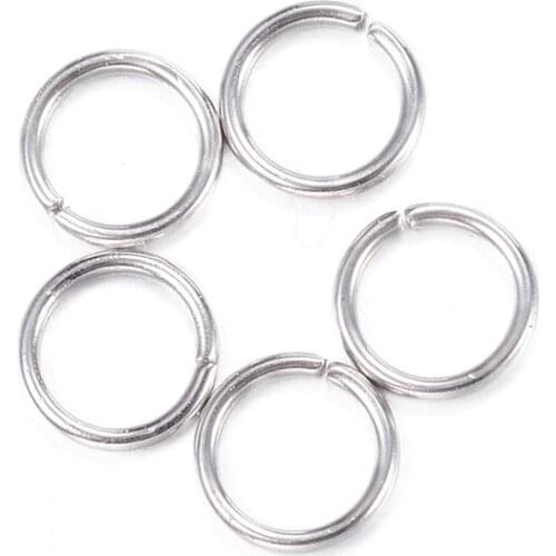 1000pcs 3mm 4mm 6mm 7mm 8mm Stainless Steel Jump Rings Close but Unsoldered Jump Rings DIY Jewelry Parts