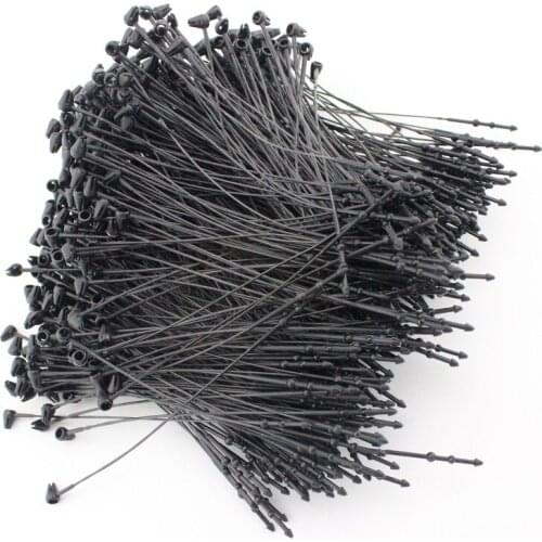 1000pcs/lot 3'' garment hang tag string black hang tag cord for garment stringing price tag