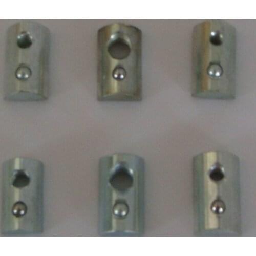 20 series and 30 series 40 series extrusion t-die half round nuts for aluminium doors and windows accessories 100 pcs