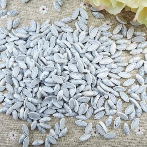 Free Shipping 7*14mm Imitation white marquise Half resin flatback, Acrylic resins, DIY Jewelry Scrapbook Craft 500pcs