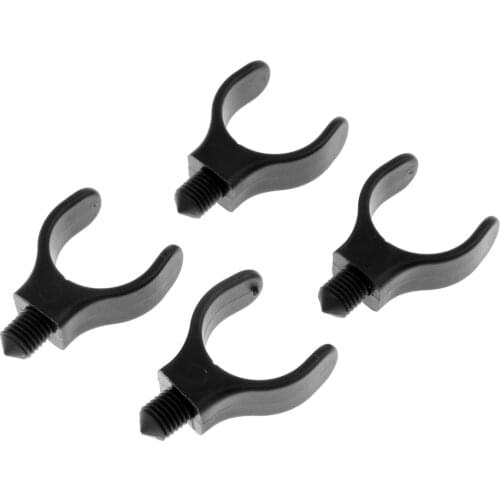 4Pcs ABS Fishing Rod Holder Rack U-head Fishing Rod Butt Rest Head M3/8 Thread
