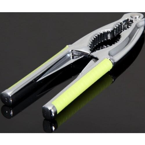 Nut Cracker Quick Walnut Cracker Pine Pecan Hazelnut Plier Stainless Steel Nutcracker Multi-Function Sheller Opener