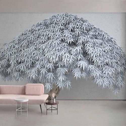 Custom Mural Wall Painting Home Decor Creative 3D Big Tree Modern Living Room Bedroom TV Background Wall Art Wallpaper Murals