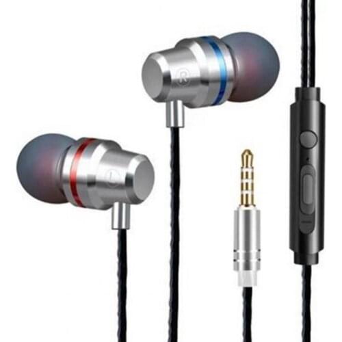 Earphones 3.5mm In-Ear 1.2m Wired Control Sport Headset Wired Headphones For Huawei Honor Smartphone With Microphone