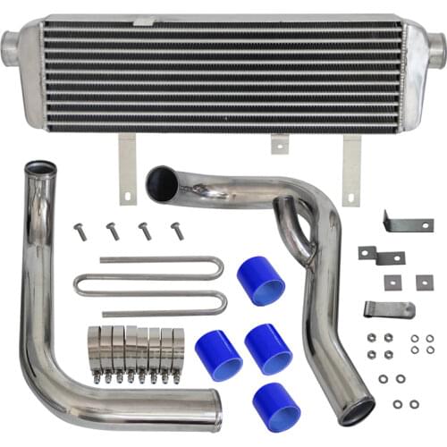 New Front Mount Intercooler Kit Fit Legnum Mitsubishi Galant VR-4 VR4 96-02 B Red / Blue / Black