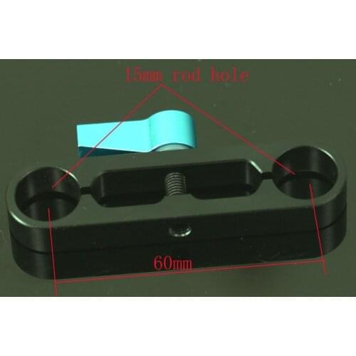 New Professional DSLR Rig Clamp For 15mm Rod DSLR Rig System 15mm Rail