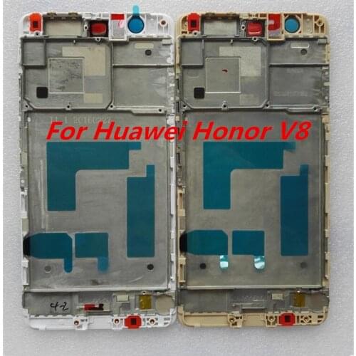 1pcs Front LCD Housing Middle Faceplate Frame Bezel Replacement Parts for Huawei Honor V8 KNT-AL10/UL/AL20