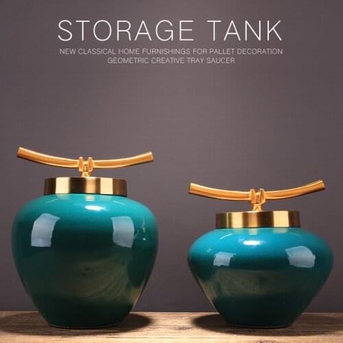 Nordic Luxury Storage Jars Cookie Ceramic Spice Smell Proof Sugar Storage Jars Airtight Tea Tarros De Cocina Home Items DF50SBJ