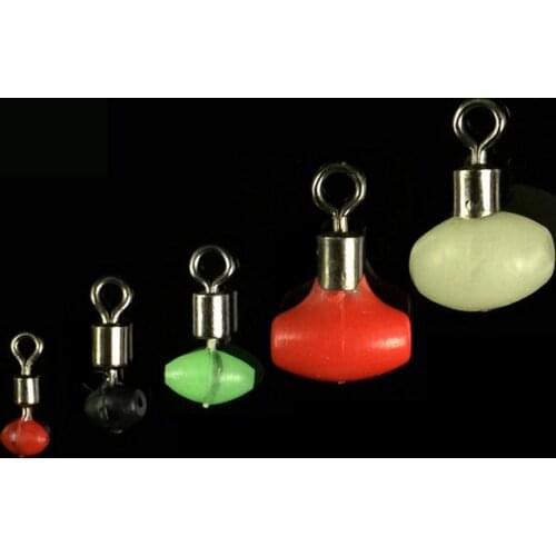 20Pcs/lot Fishing Connector Luminous Noctilucent Beads Stopper High-speed Fishing Swivel Connector Parts Fishing Tackle