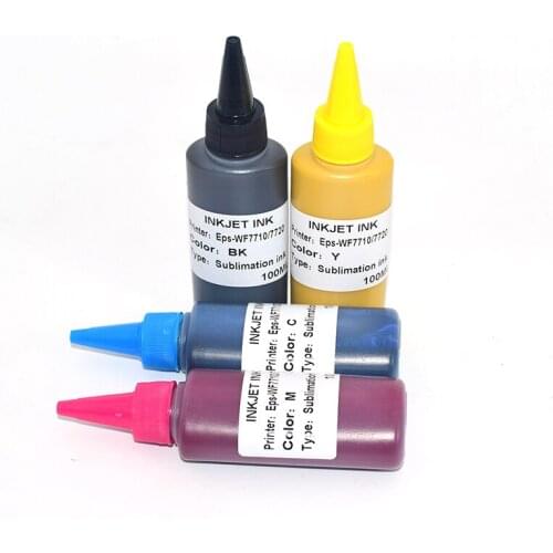 T252xl 100ml/pc Sublimation ink For Epson wf-7710 wf-7720 WF-3620 WF-3640 WF-7610 WF-7620