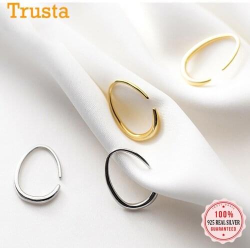 TrustDavis Real 925 Sterling Silver Fashion Sweet Ear Hook Drop Earrings For Women Wedding Party Fine S925 Jewelry Gift DA1830