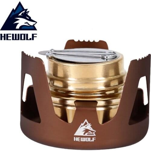 Outdoor Picnic Stove Mini Ultra-light Combustor Practial Stove Camping Furnace Portable Alcohol Lamp