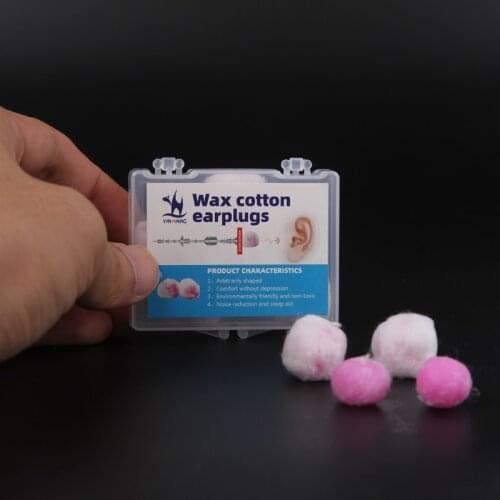Wax Cotton Anti-Noise Ear Plugs for Sound Insulation Protect Hearing Ear Protection Quiet Learn Workplace Safety Earplugs