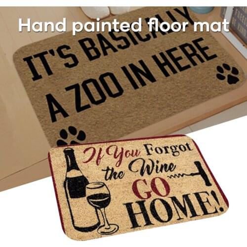 Water Absorption Non-Slip Doormat Carpet Housewares Rugs Personalized Home Decor For Front Door Kitchen Bathroom UD88