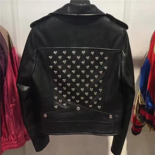 Lady genuine sheep leather blazer garment women real sheep leather jacket plus size 5XL