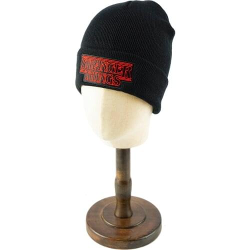 Winter Soft Acrylic Keep Warm Unisex Big Letters Beanies Hat Autumn Outdoor Windproof Cycling Ski Elasticity Cold Cap Men Women