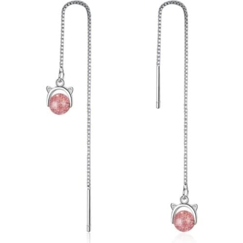 ZTRLIUA Women's Silver Earrings