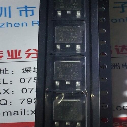 100% new original SUD25N06-45L-E3 SUD25N06-45L SUD25N06 25N06 TO-252 CAR TRANSISTOR 50PCS/LOT