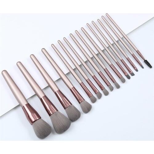 15Pcs Makeup Brushes Set Eye Shadow Foundation Powder Concealer Lip Make Up Brush Cosmetic Beauty Makeup brush Tool Kit