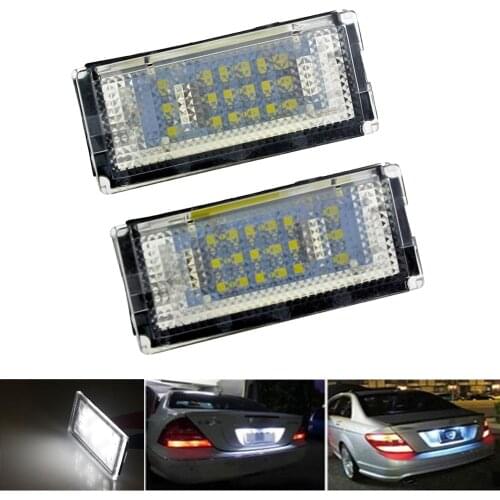 2Pcs 18 LED License Plate Light For BMW E46 4D 99-03 323i 325i 328i Error Free